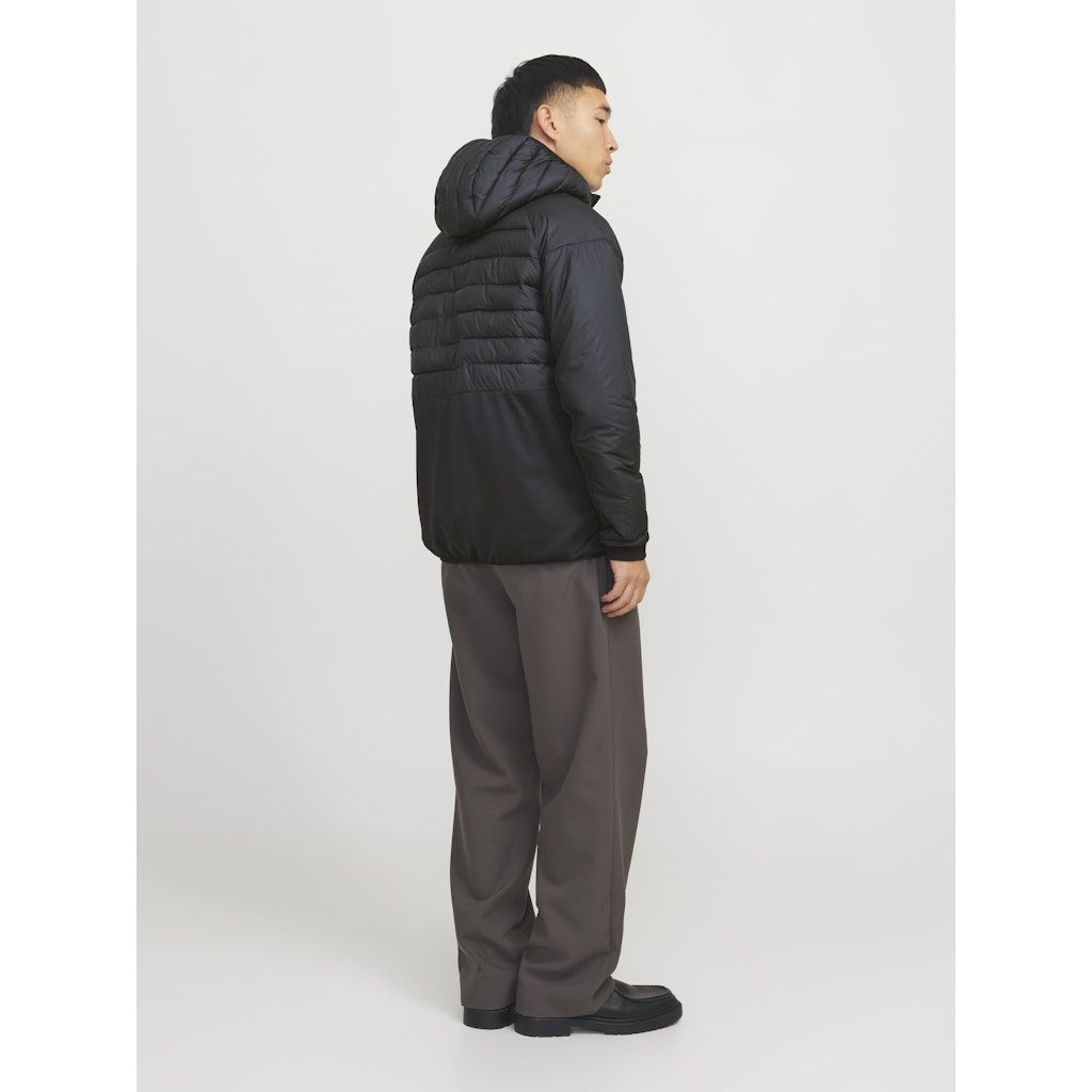 JACK & JONES Lengva striukė vyrams, Juoda, Estate hybrid jacket 2