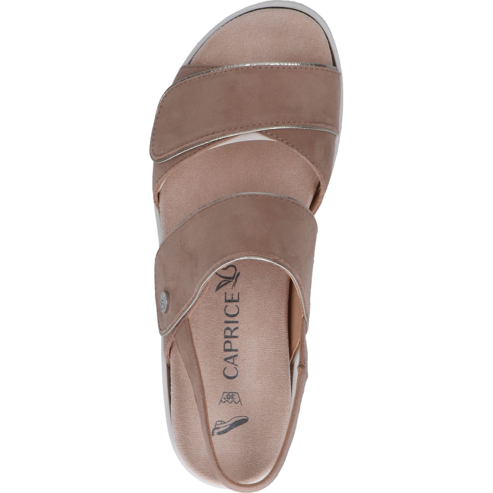 CAPRICE Basutės moterims, Smėlio, Sandals 6