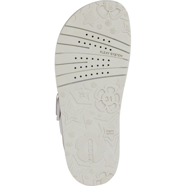 GEOX Basutės mergaitėms, Balta, Sandal costarei 6