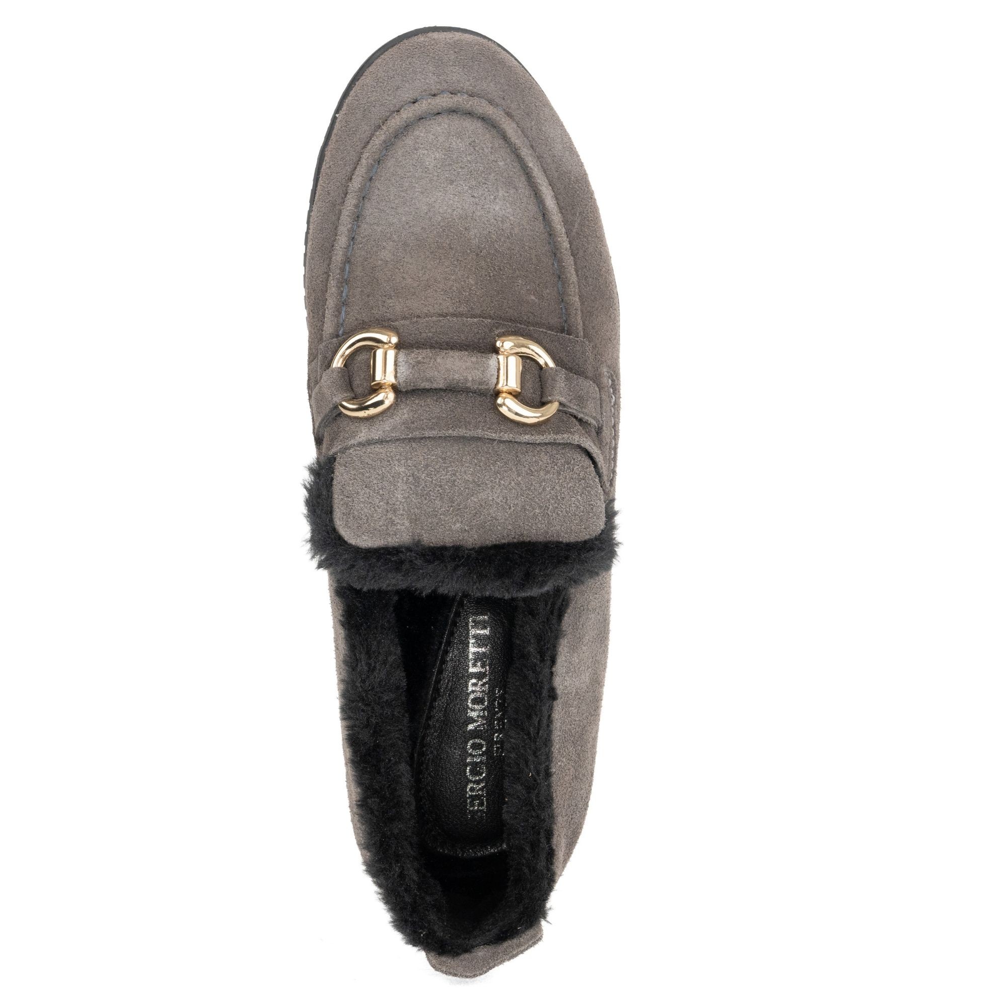 SERGIO MORETTI Loaferiai moterims, Juoda, Loafers 4