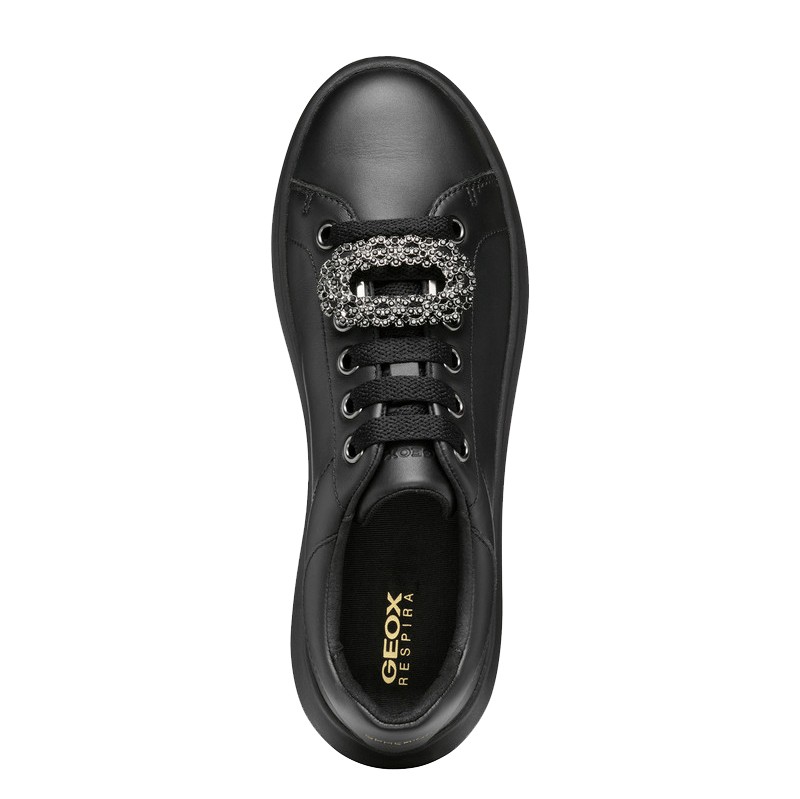 GEOX Laisvalaikio bateliai moterims, Juoda, Spherica ec4 leisure 5