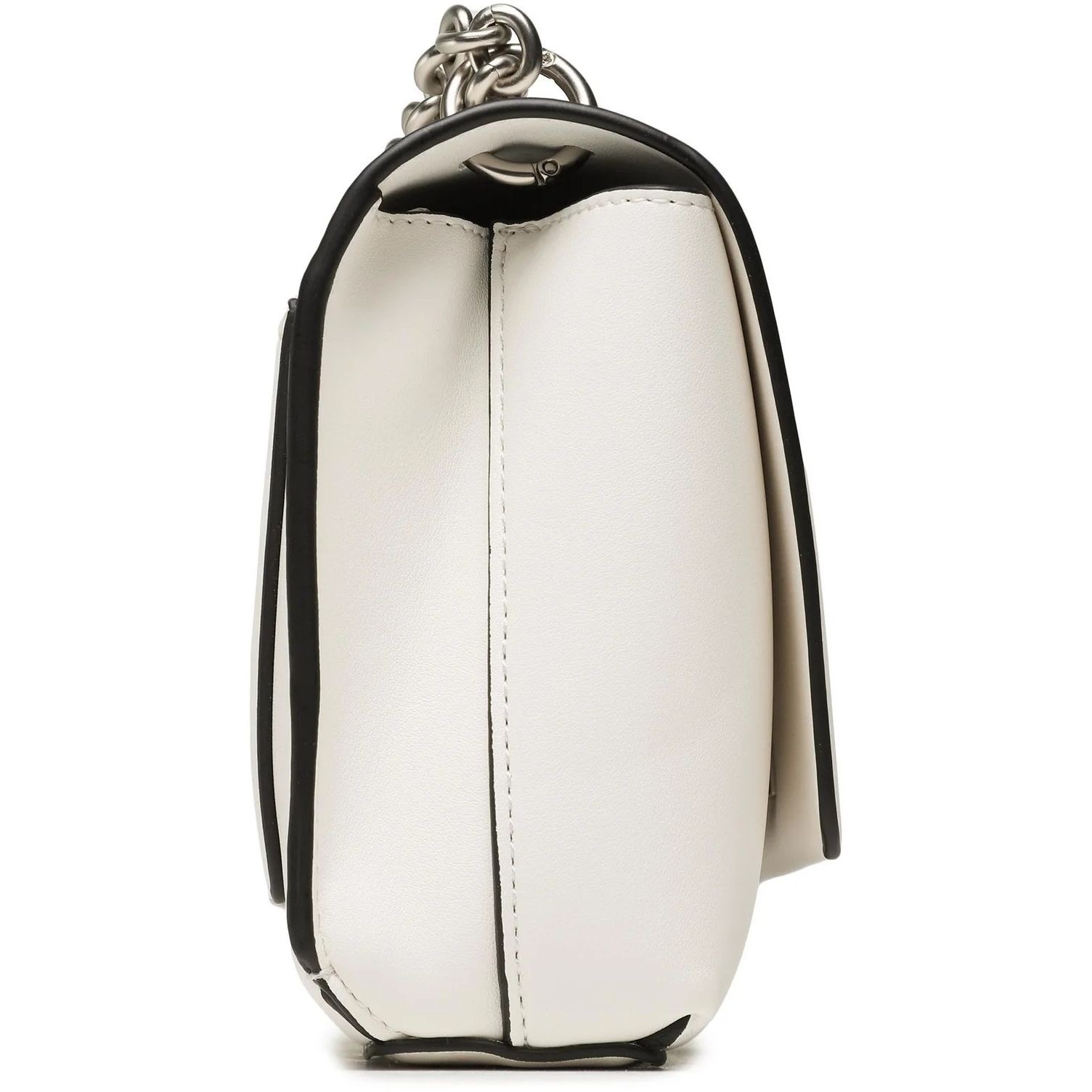 CALVIN KLEIN JEANS Rankinė per petį moterims, Balta, Sculpted flap chain crossbody 3