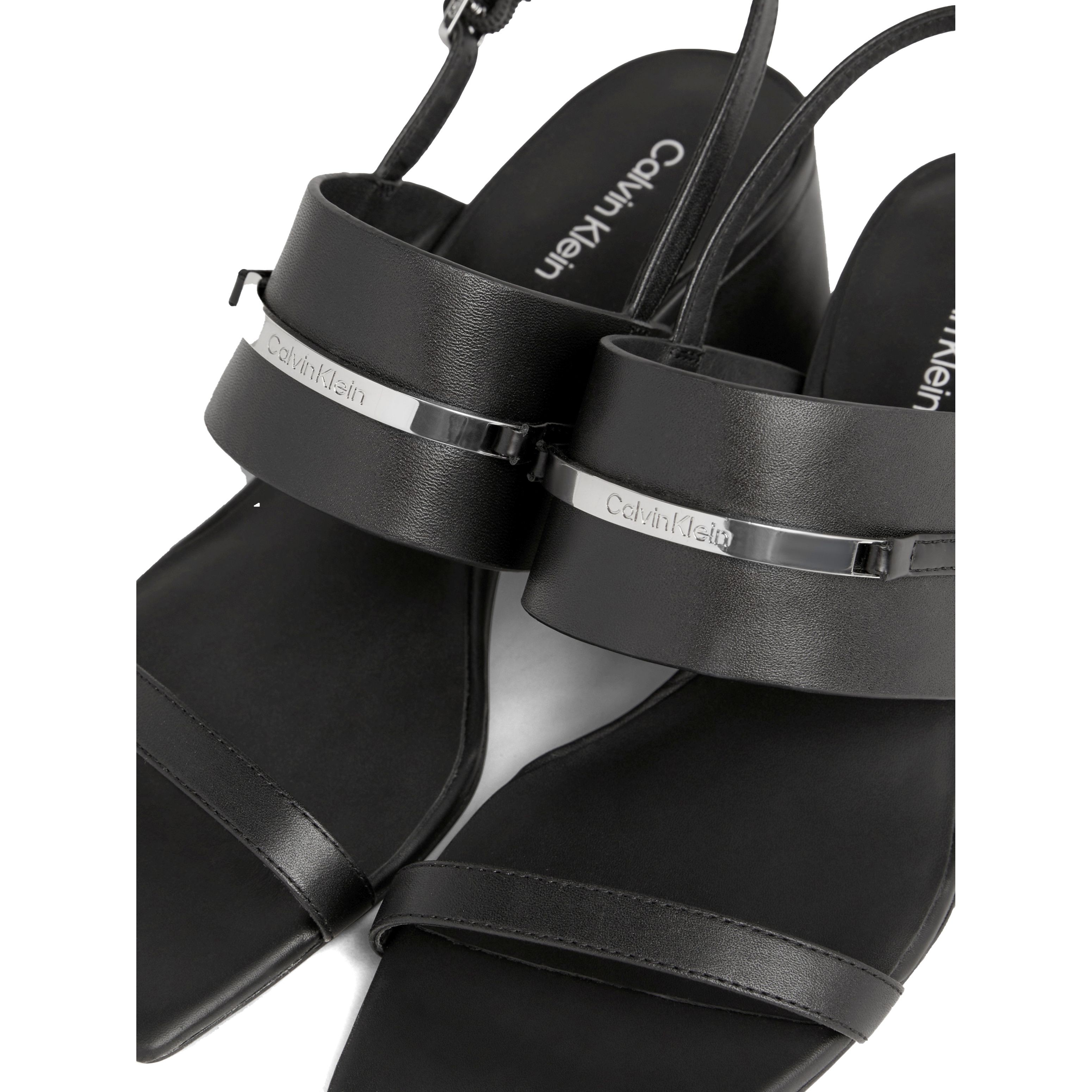 CALVIN KLEIN Basutės moterims, Juoda, Heel sandal 45 bar 6