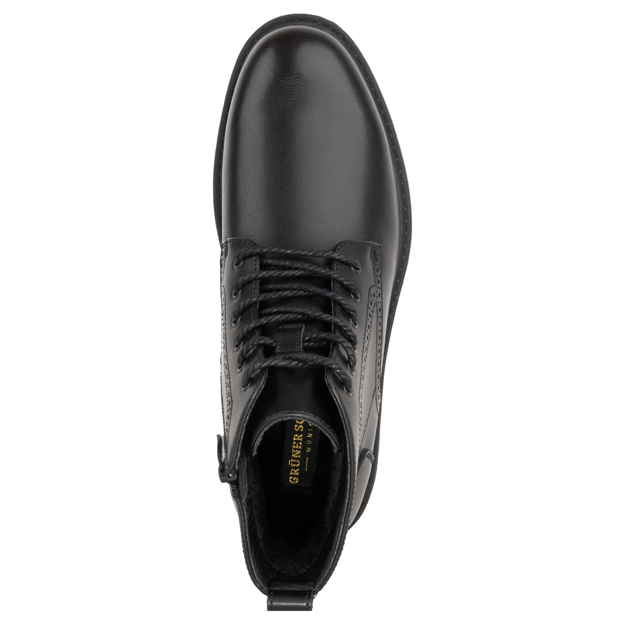 GRUNER SCHUHE Aulinukai vyrams, Juoda, Booties 4