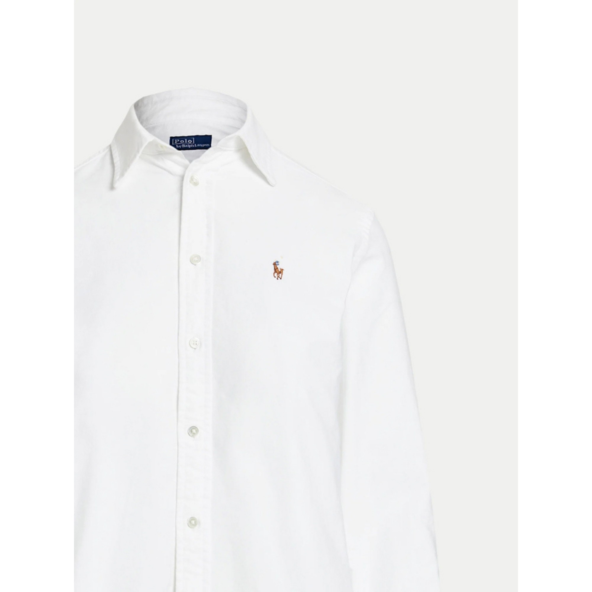 POLO RALPH LAUREN Marškiniai ilgomis rankovėmis moterims, Balta, Long sleeve button front shirt 3