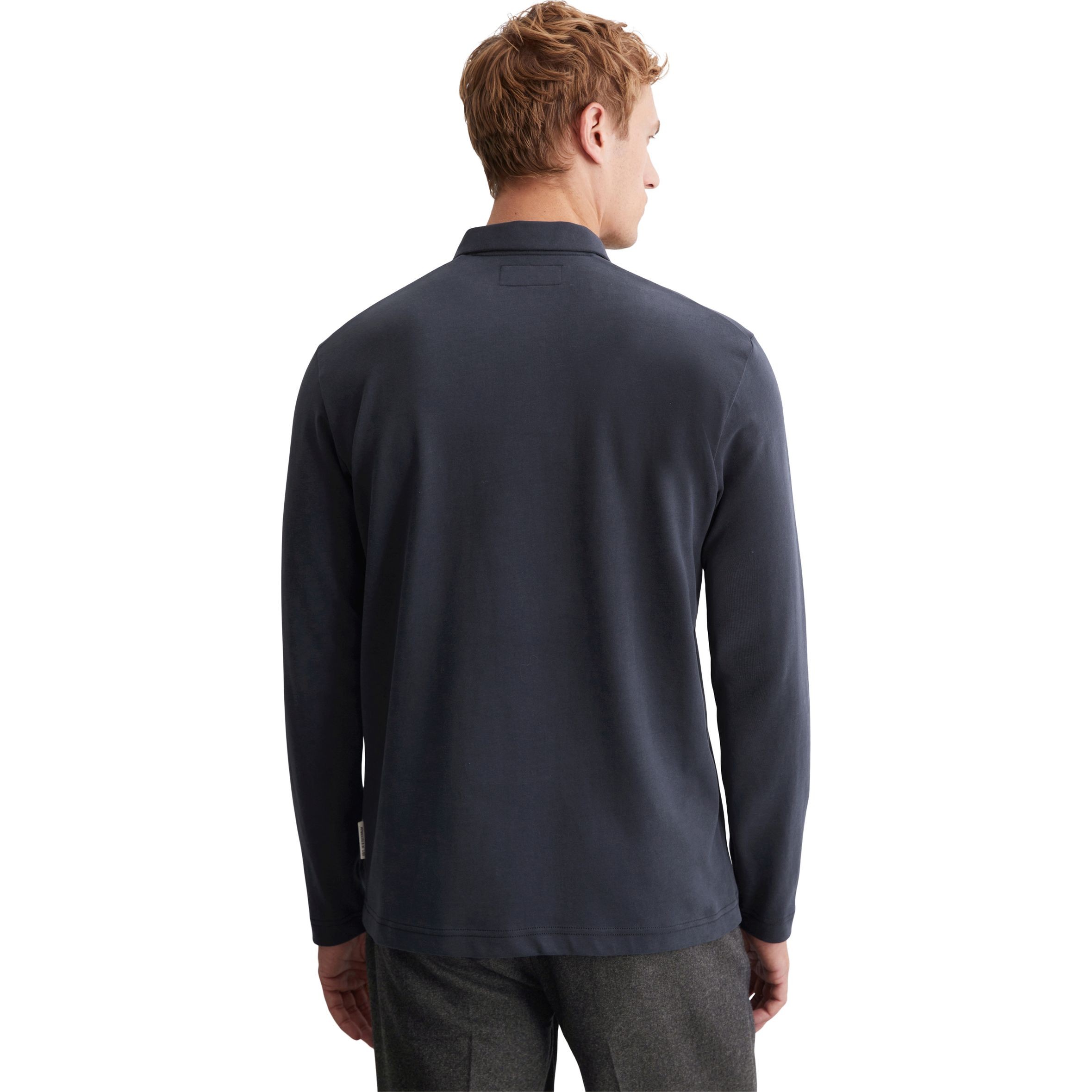 MARC O'POLO Polo marškiniai ilgos rank. vyrams, Mėlyna, Polo long 429204255078 3