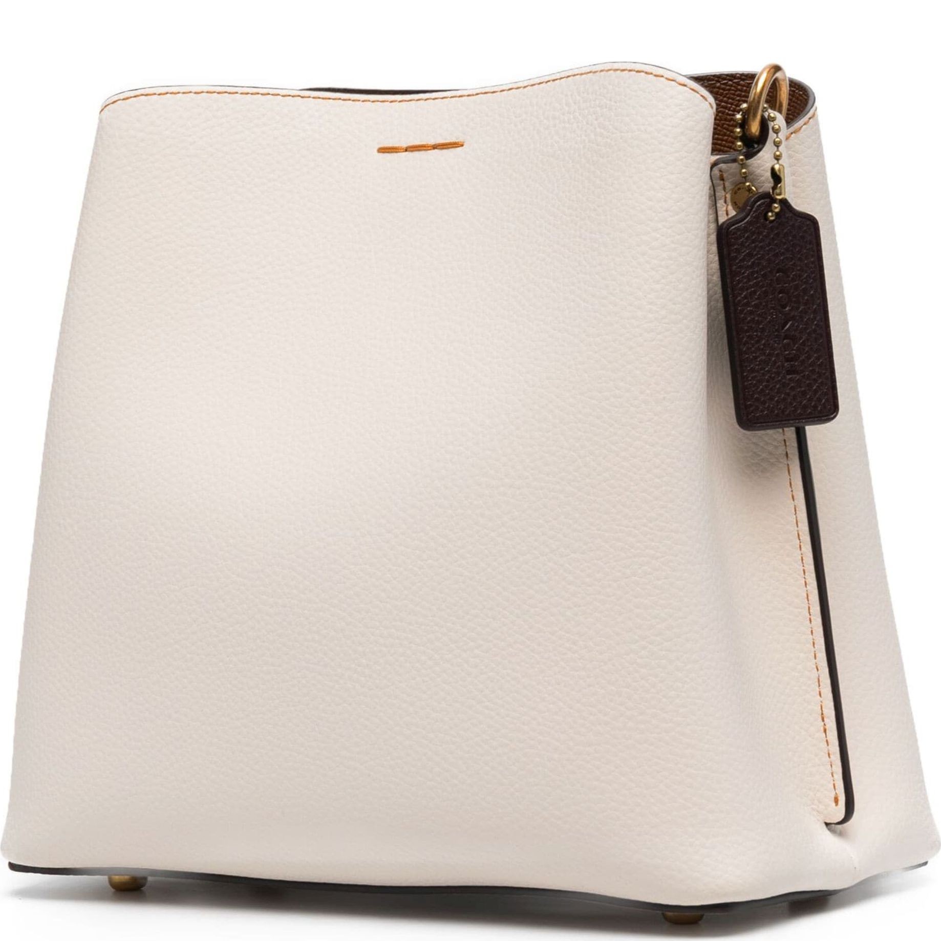 COACH Rankinė moterims, Balta, Leather willow bucket 2