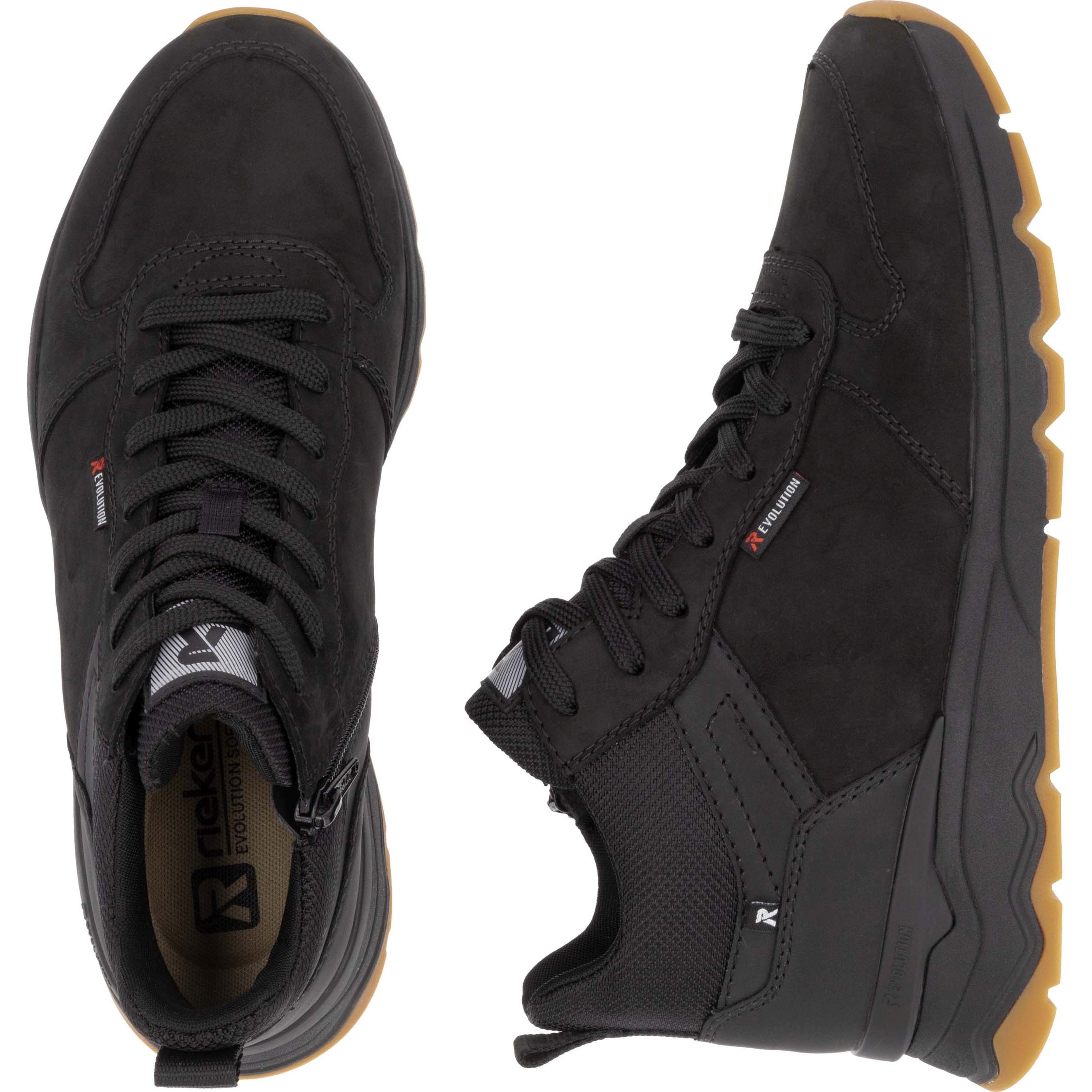 RIEKER EVOLUTION Aulinukai vyrams, Juoda, Men's boots 10