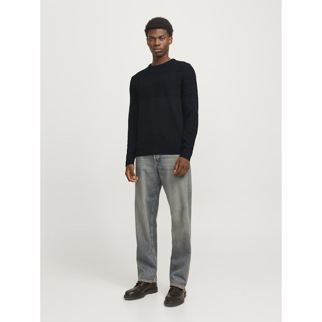 JACK & JONES Megztinis vyrams, Mėlyna, Jerry knit 4