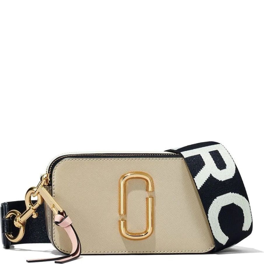 MARC JACOBS Rankinė per petį moterims, Ruda, The snapshot 1