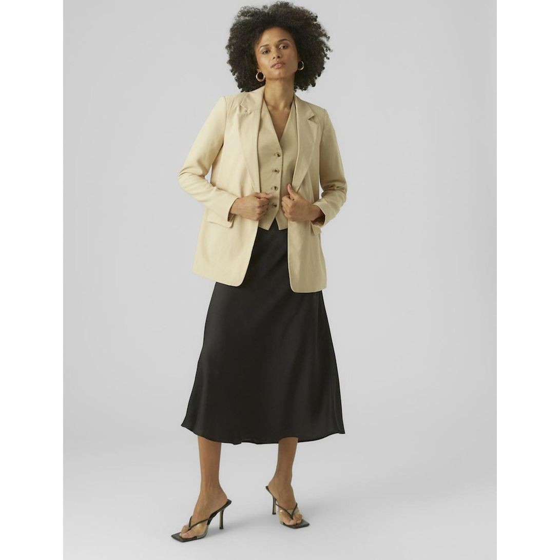 VERO MODA Švarkas moterims, Ruda, Vmcarmen blazers 4