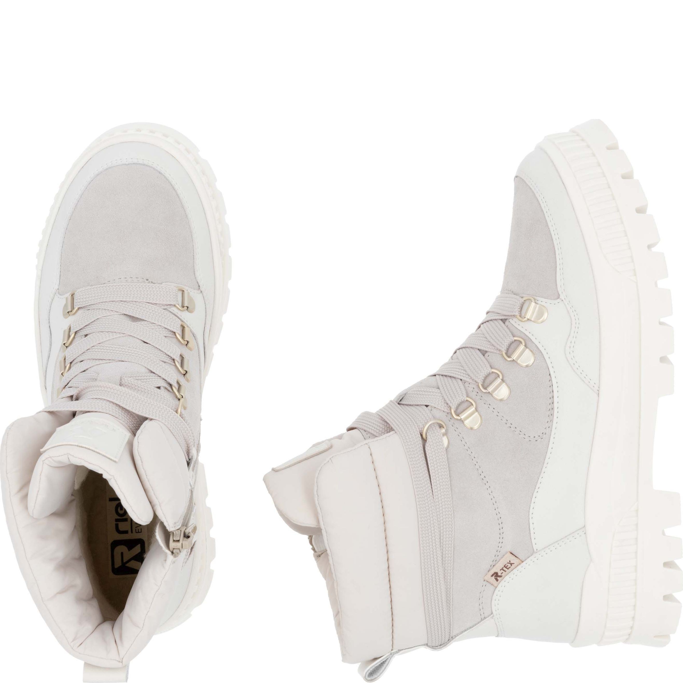 RIEKER EVOLUTION Aulinukai moterims, Balta, Ladies mid height boots 10