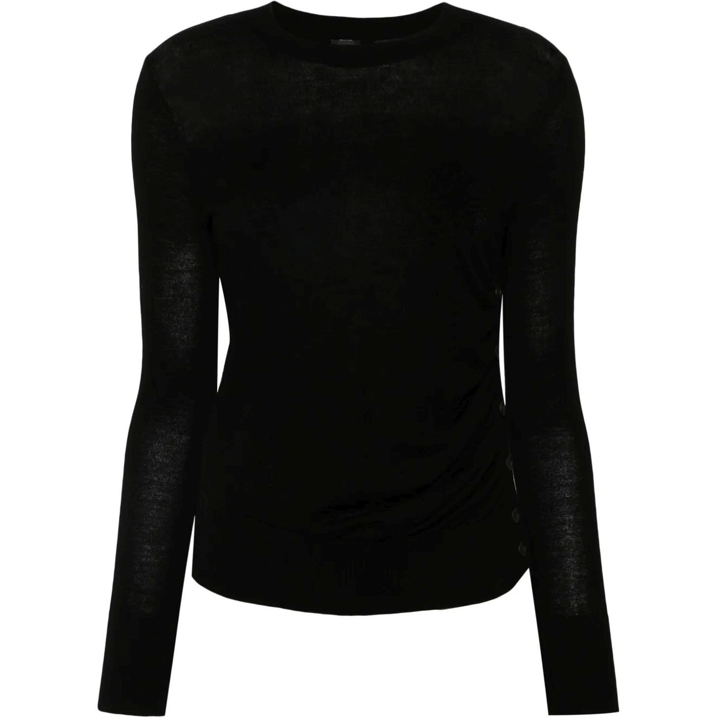 PINKO Palaidinės moterims, Juoda, Diraspatura wool top