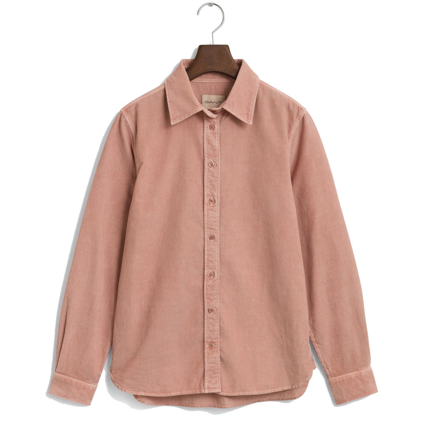 GANT Marškiniai ilgomis rankovėmis moterims, Rožinė, reg cord shirt