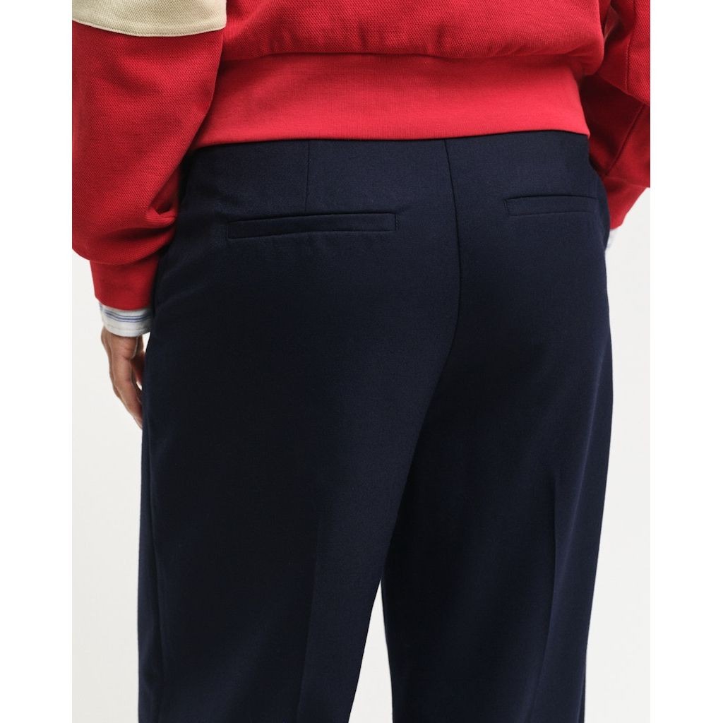 GANT Kelnės moterims, Mėlyna, Straight pants 4