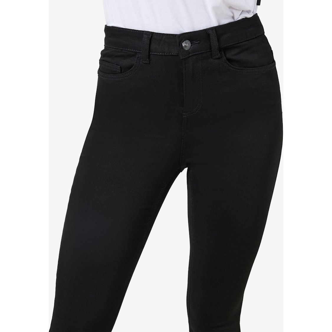 NOISY MAY Tiesūs džinsai moterims, Juoda, NMCALLIE HW POWER SHP 6