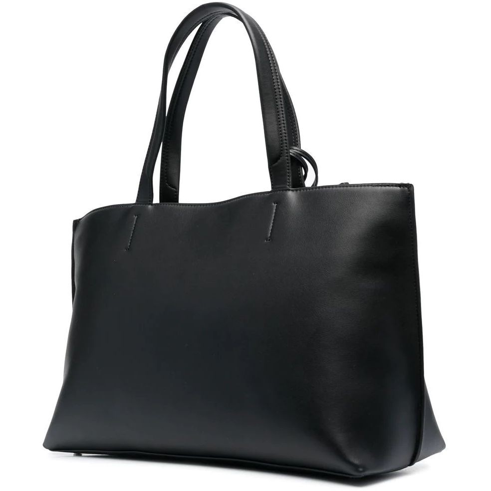 CALVIN KLEIN Rankinė per petį moterims, Juoda, SET SHOPPER MD 2