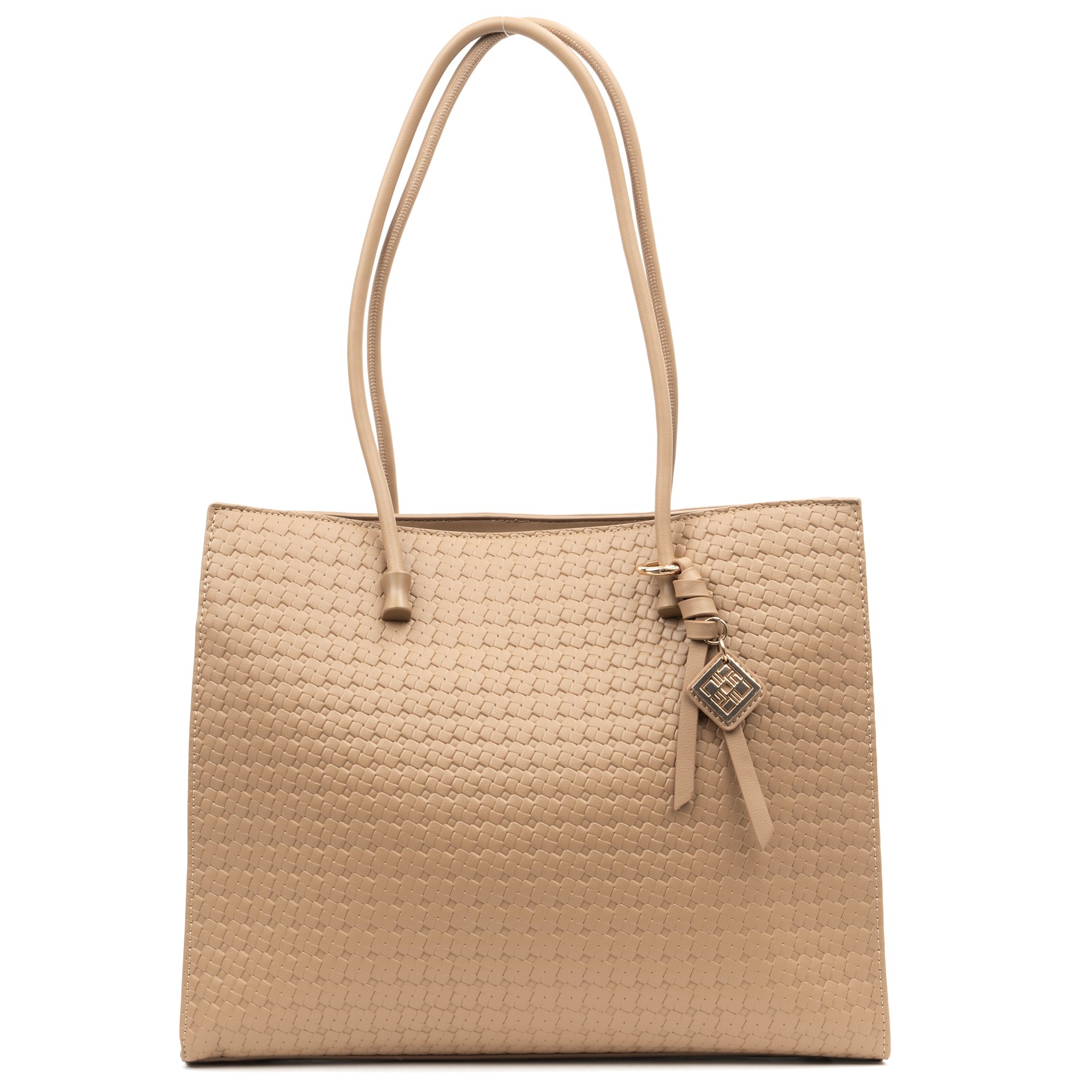 JULICE Pirkinių krepšys moterims, Smėlio, Tote bag 1