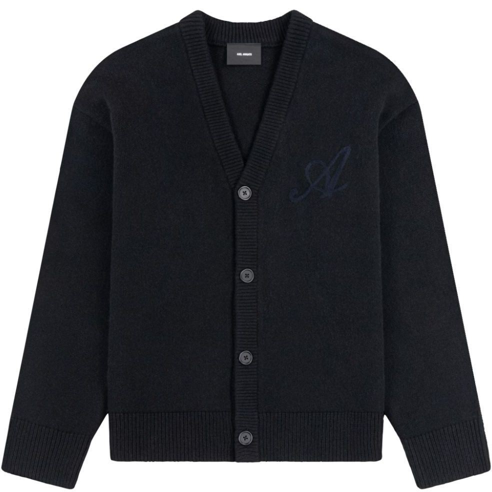 AXEL ARIGATO Kardiganas vyrams, Juoda, Ash signature cardigan