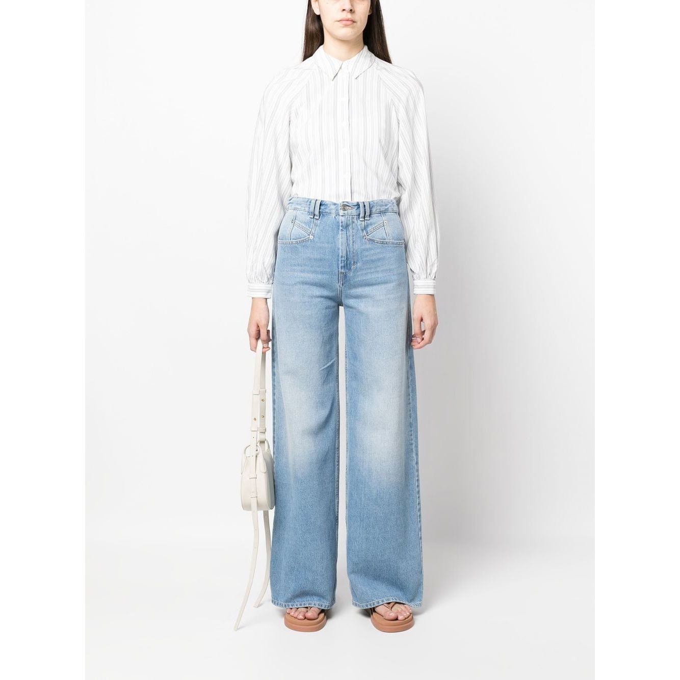 TOMMY HILFIGER Marškiniai ilgomis rankovėmis moterims, Marga, Viscose stripe raglan shirt 2