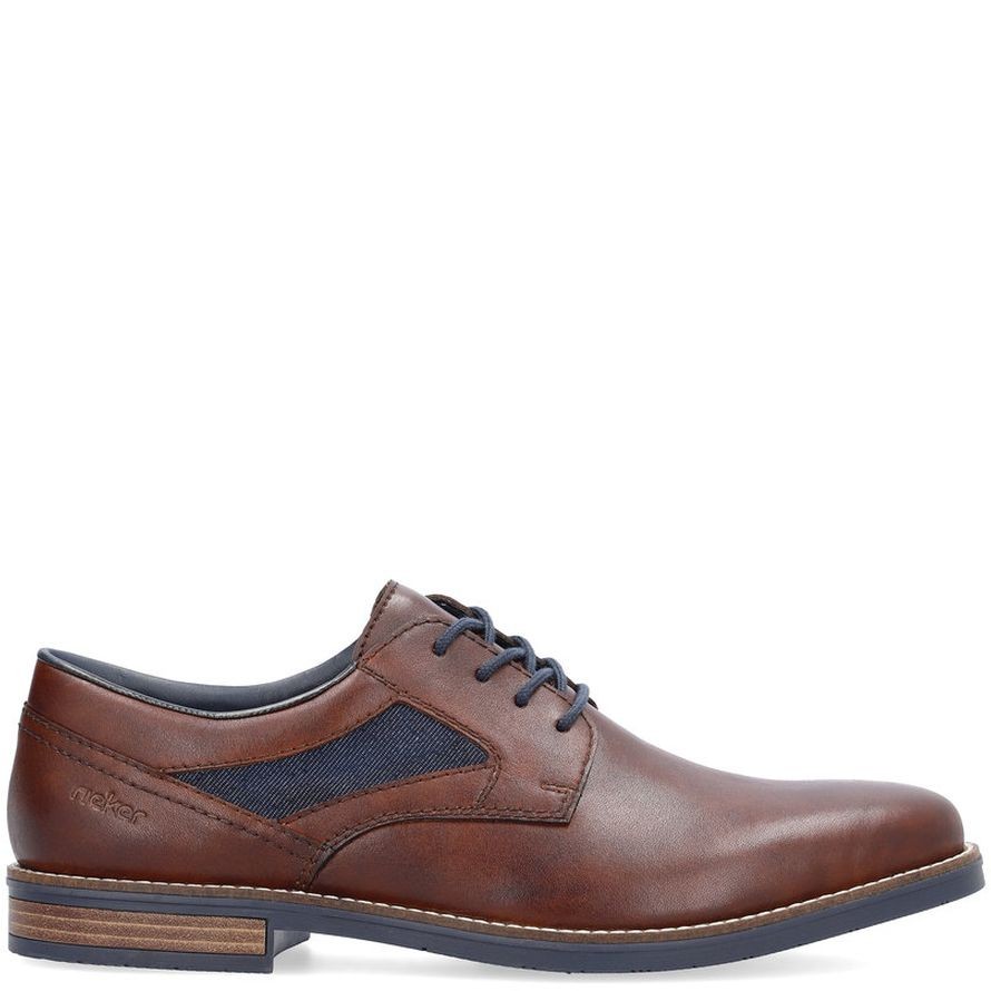 RIEKER Klasikiniai batai vyrams, Ruda, FORMAL 3