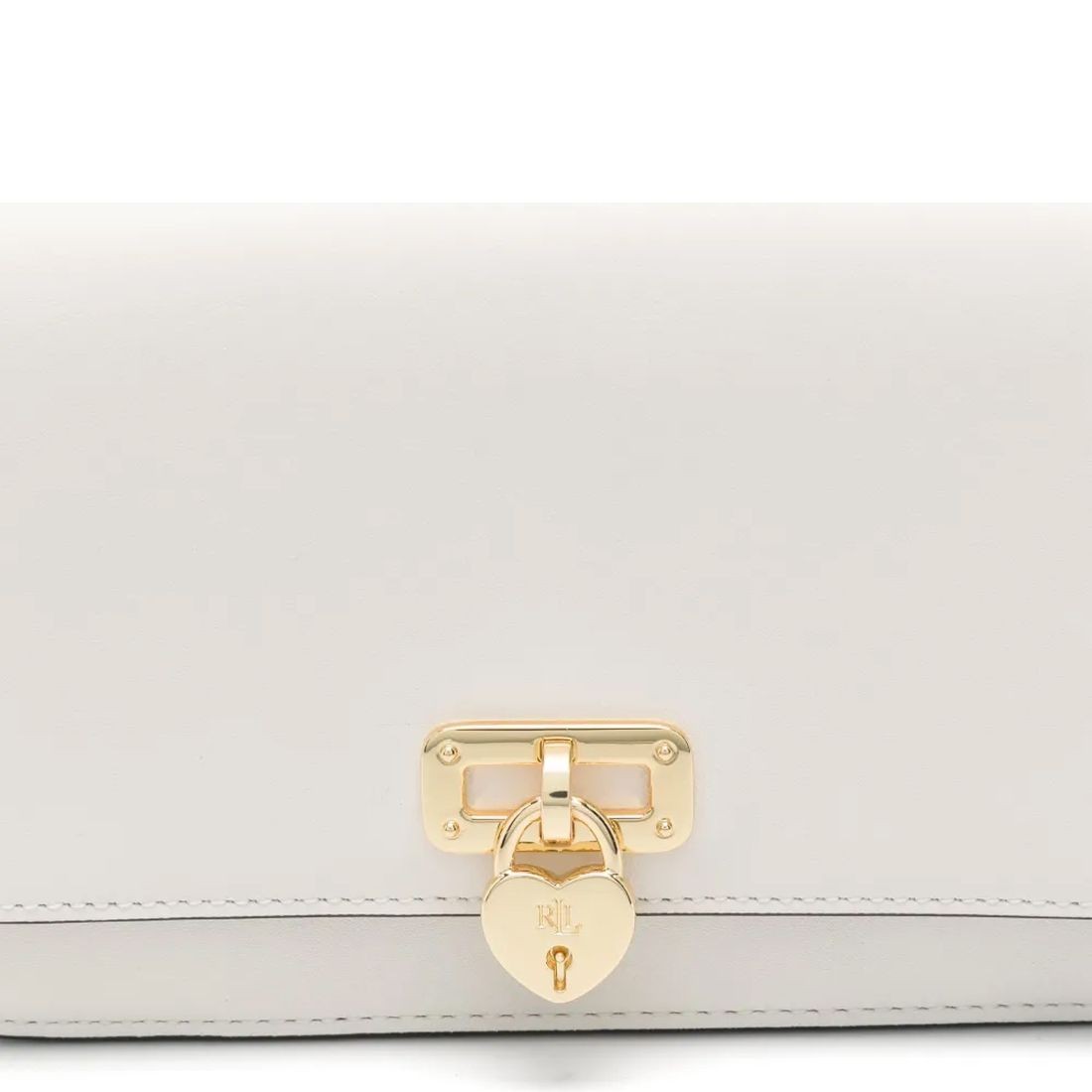 LAUREN RALPH LAUREN Rankinė per petį moterims, Balta, Wallet on a chain large 3