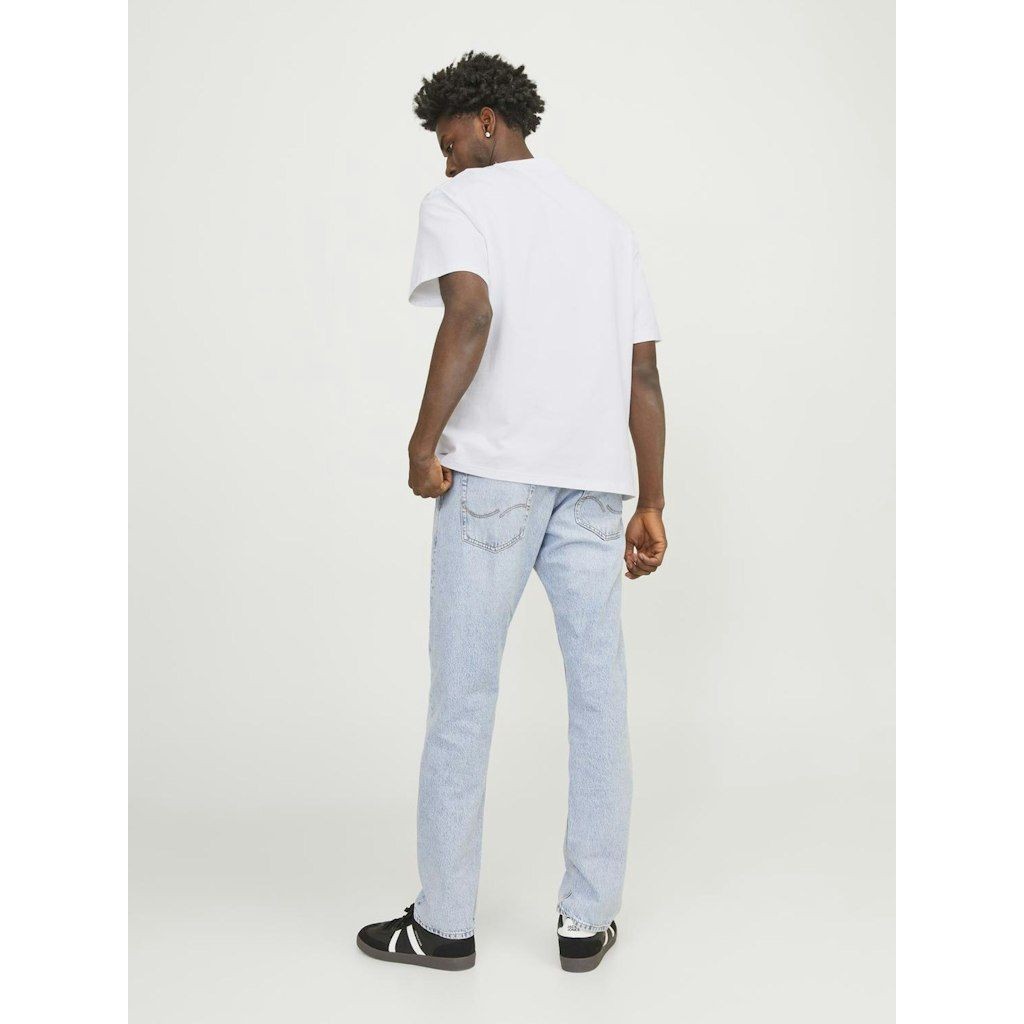 JACK & JONES Marškinėliai vyrams, Balta, Jorvibe het-shirts 3