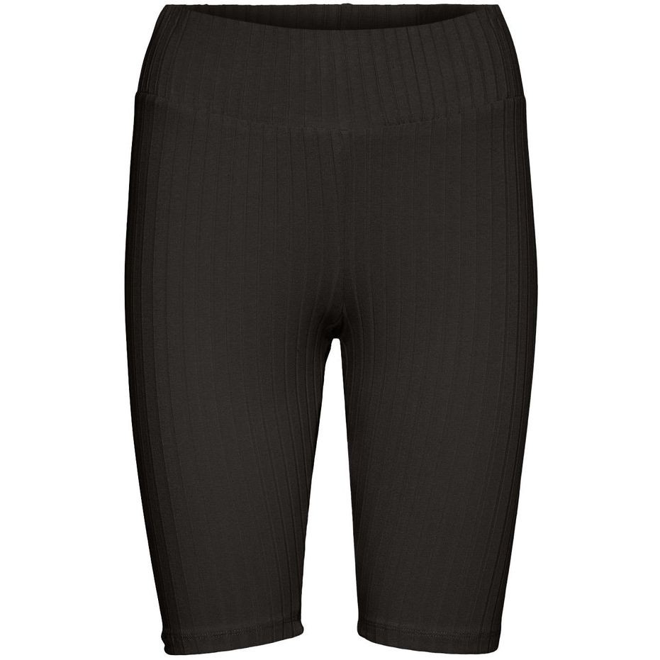 NOISY MAY Šortai moterims, Juoda, NMPAULA HW BIKER SHOR 1