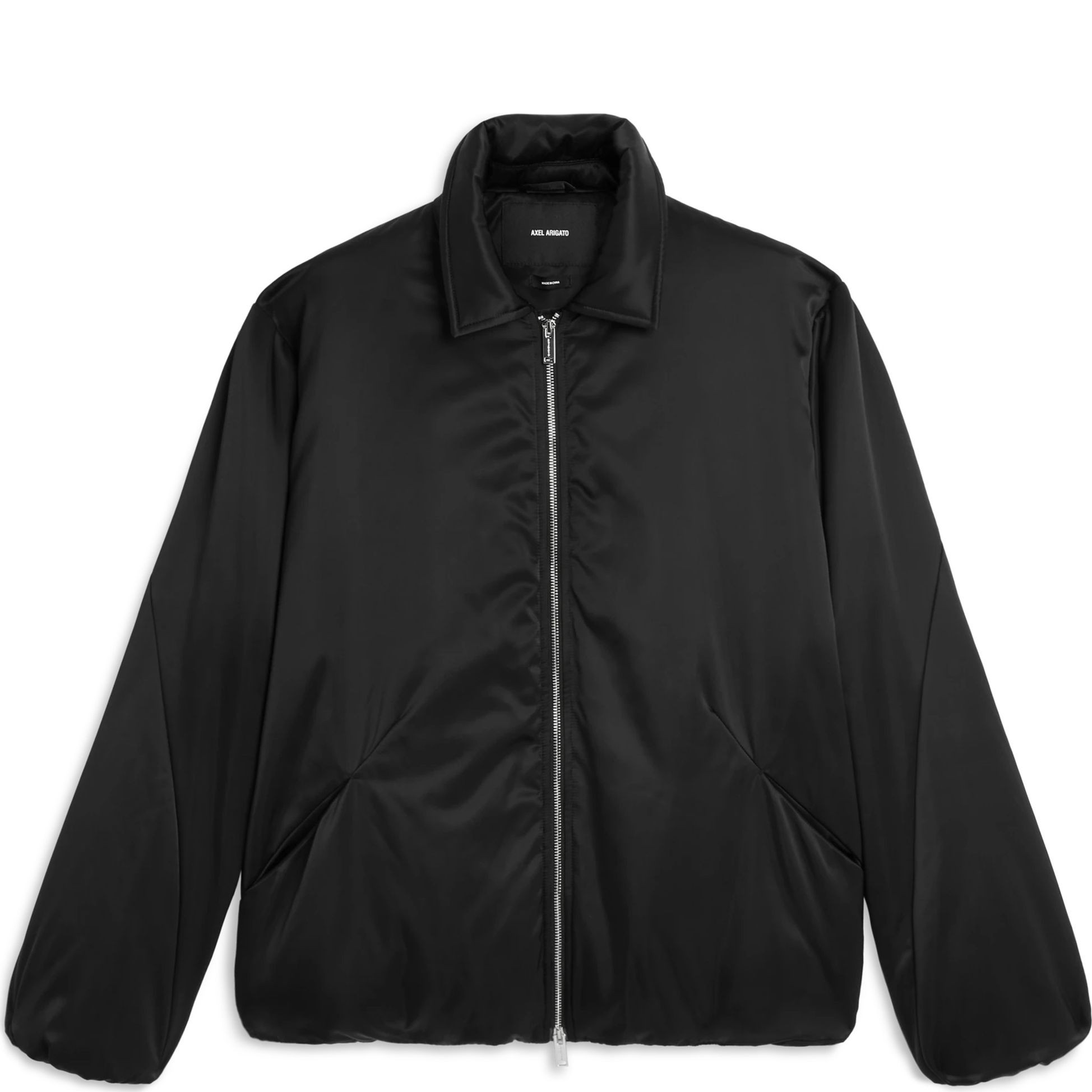 AXEL ARIGATO Lengva striukė vyrams, Juoda, Cedar wrap-effect jacket