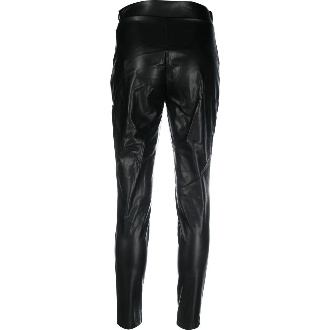 DKNY Tamprės moterims, Juoda, Pu pull on leggings 2