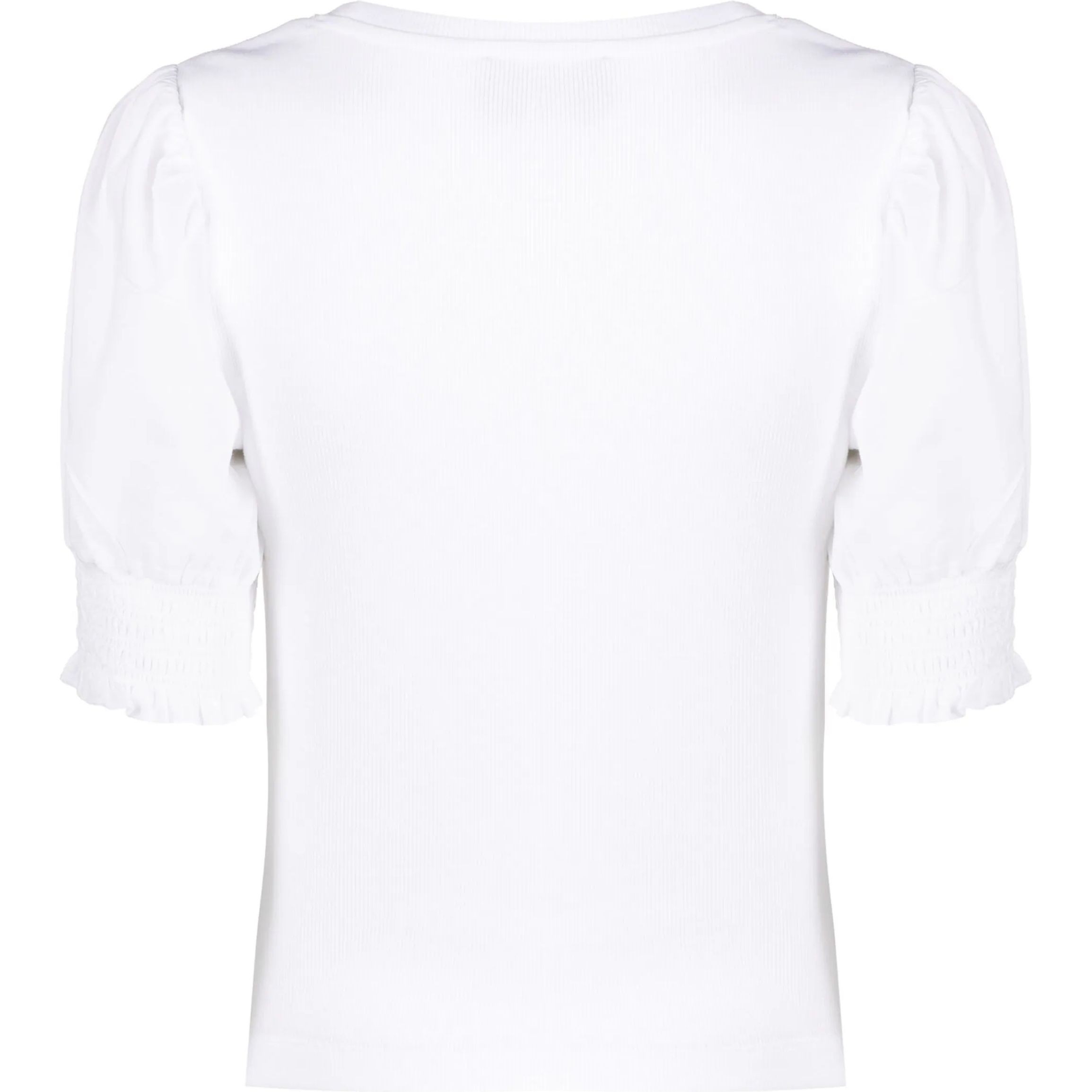 DKNY Marškinėliai trump. rankovėmis moterims, Balta, S/s mix media top 2