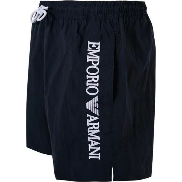 EMPORIO ARMANI Apatinė kostiumėlio dalis vyrams, Mėlyna, Boxer beachwear 2