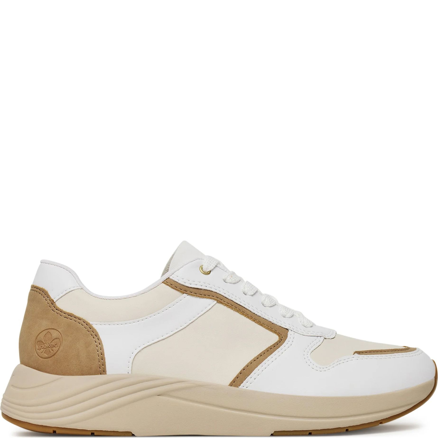 RIEKER Laisvalaikio bateliai moterims, Smėlio, Sneakers 2