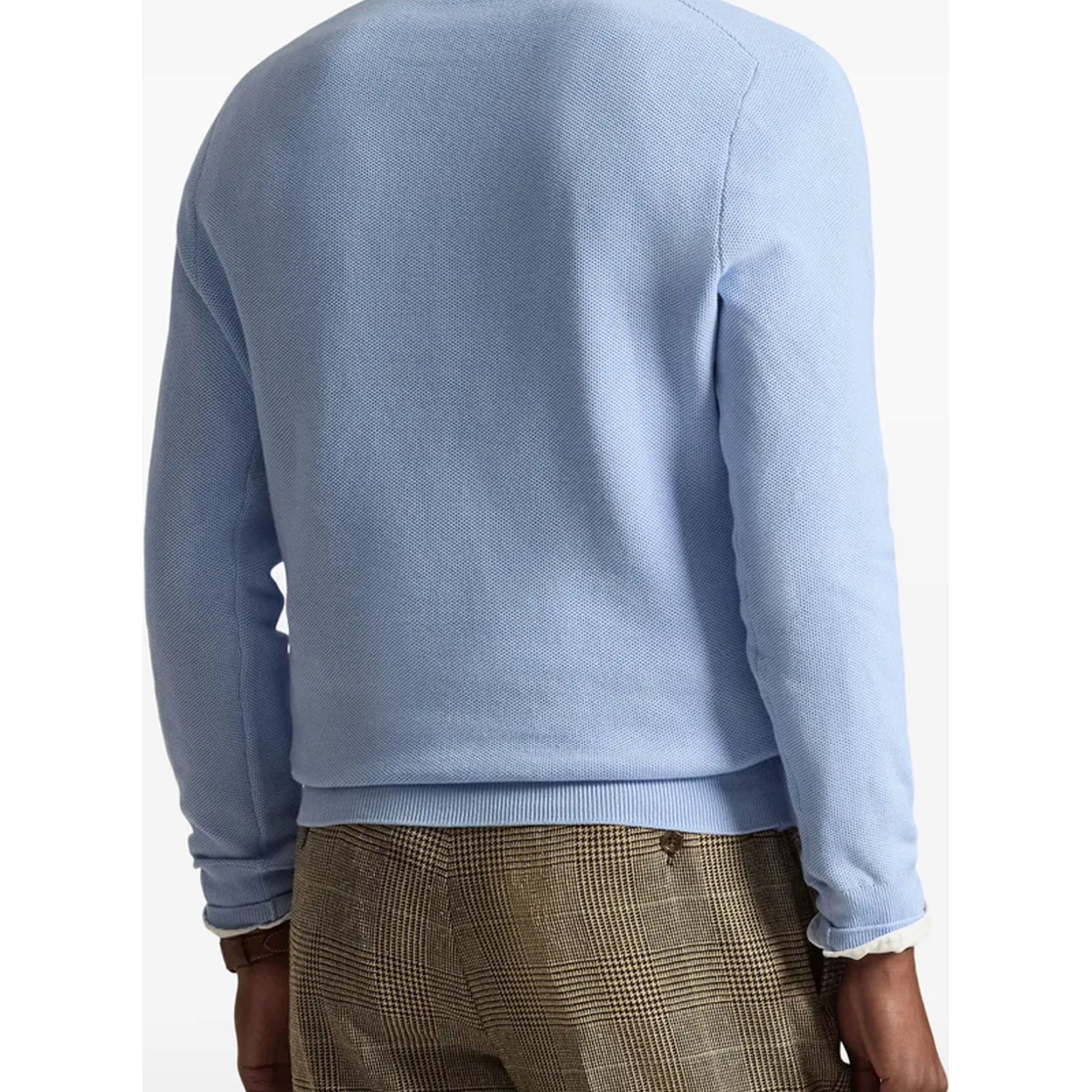 POLO RALPH LAUREN Megztinis vyrams, Mėlyna, Ls hz-long sleeve-pullover 3