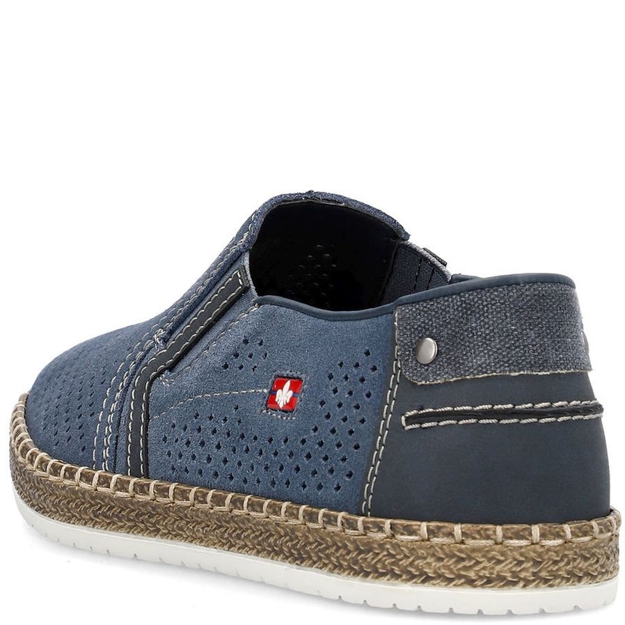 RIEKER Laisvalaikio bateliai vyrams, Mėlyna, LEISURE 5