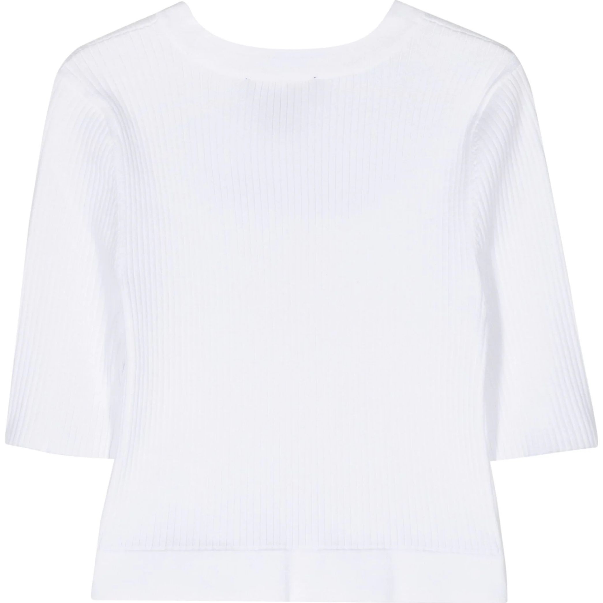 DKNY Marškiniai be rankovių moterims, Balta, Cut-out crop top 2