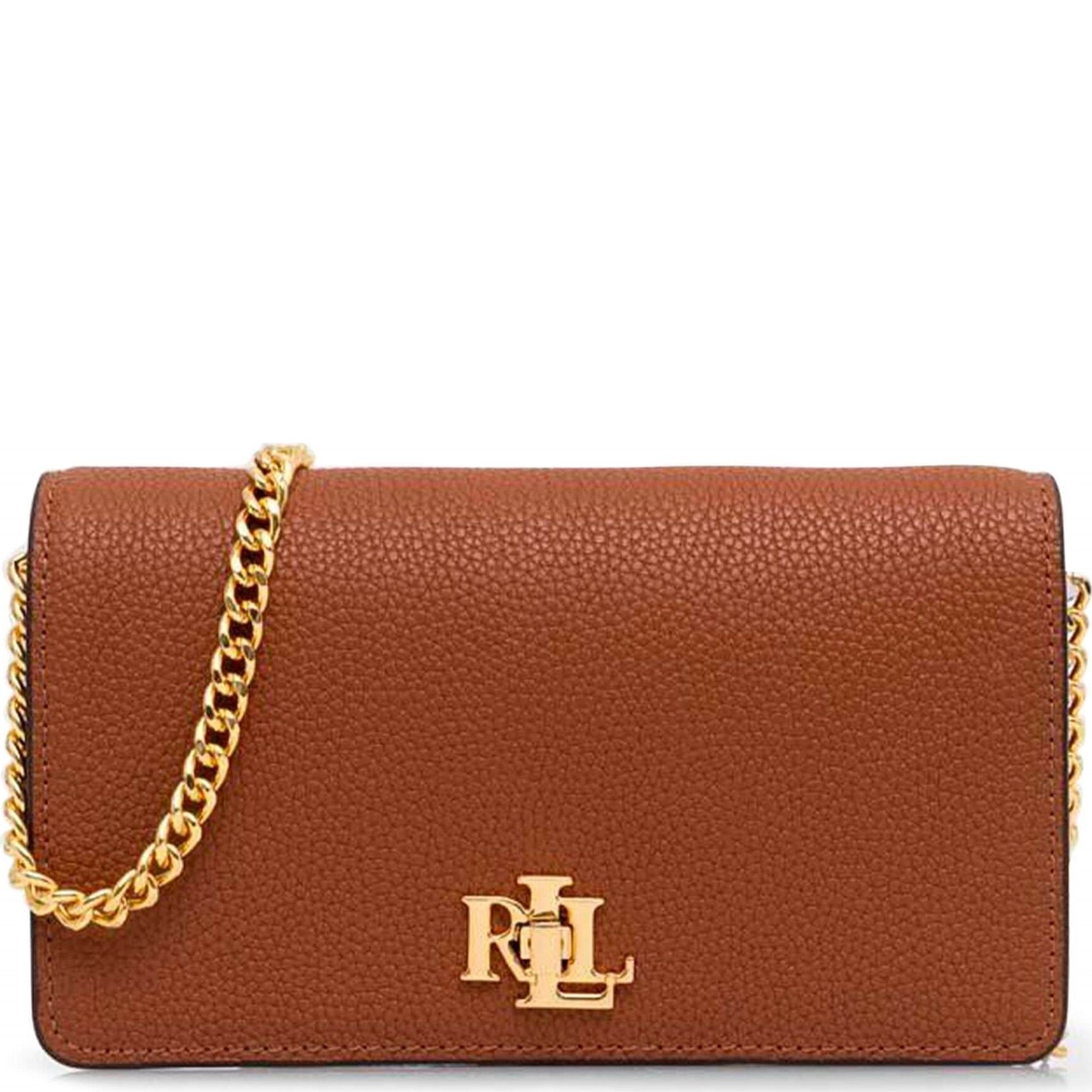 LAUREN RALPH LAUREN Rankinė per petį moterims, Ruda, Trnlk ph bg tech case 1