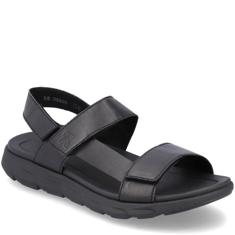 RIEKER Basutės vyrams, Juoda, SANDALS 1