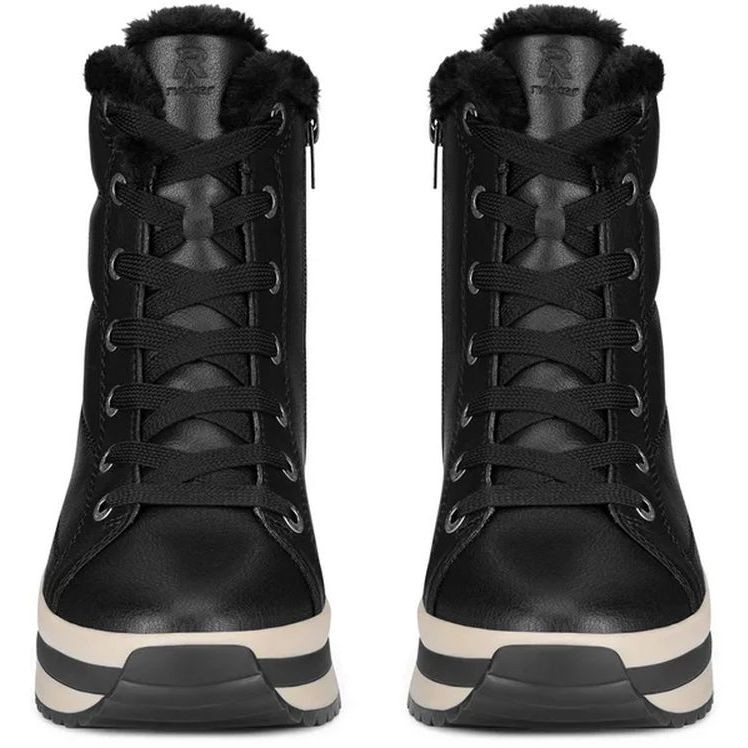 RIEKER EVOLUTION Aulinukai moterims, Juoda, Ladies mid height boots 4