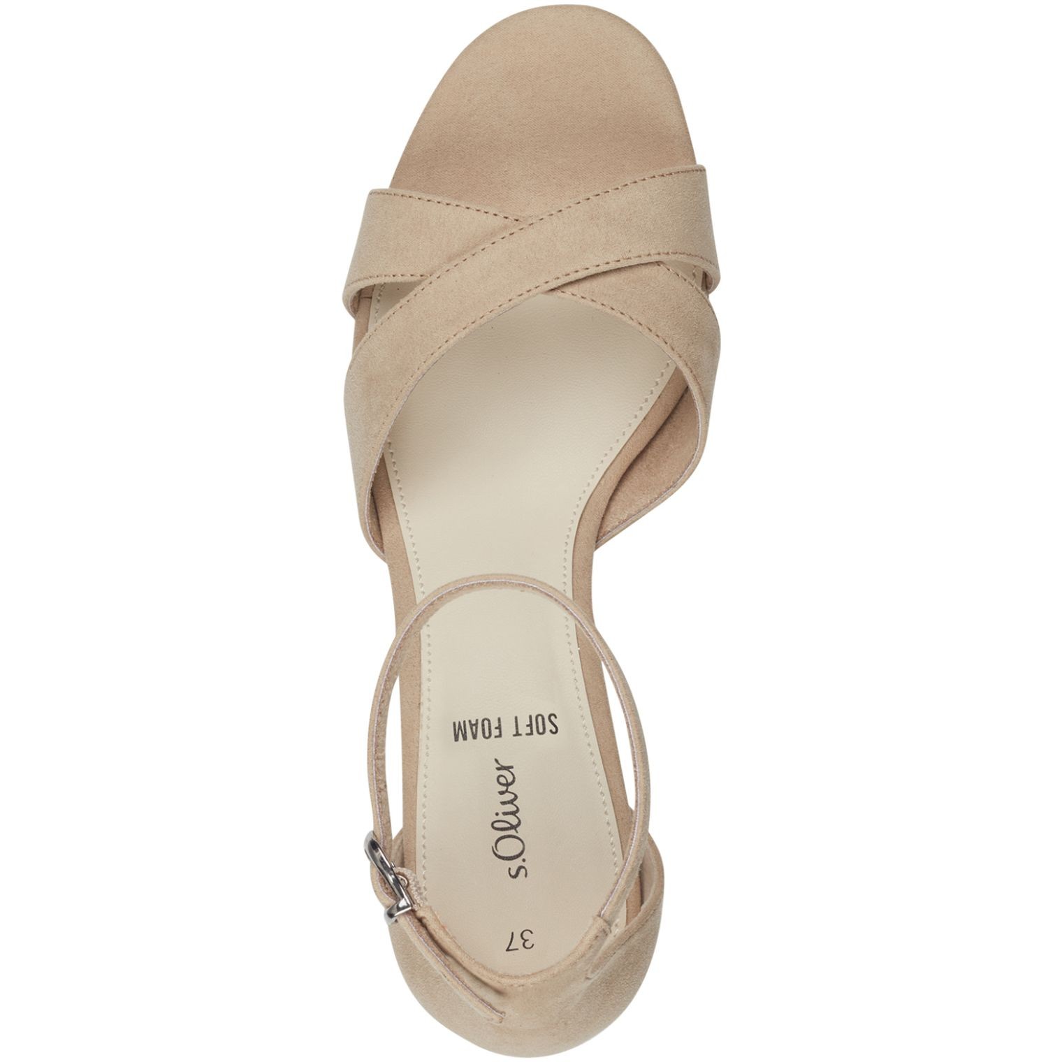 S.OLIVER Basutės moterims, Smėlio, SANDALS 4