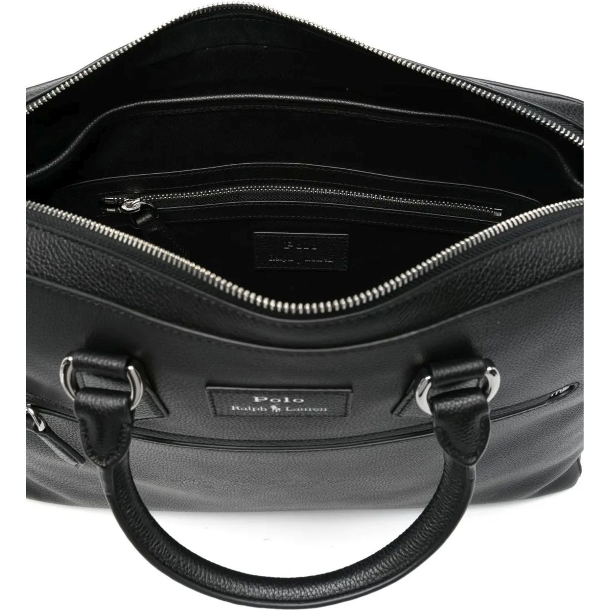 POLO RALPH LAUREN Rankinė per petį vyrams, Juoda, Commuter-messenger-medium 4