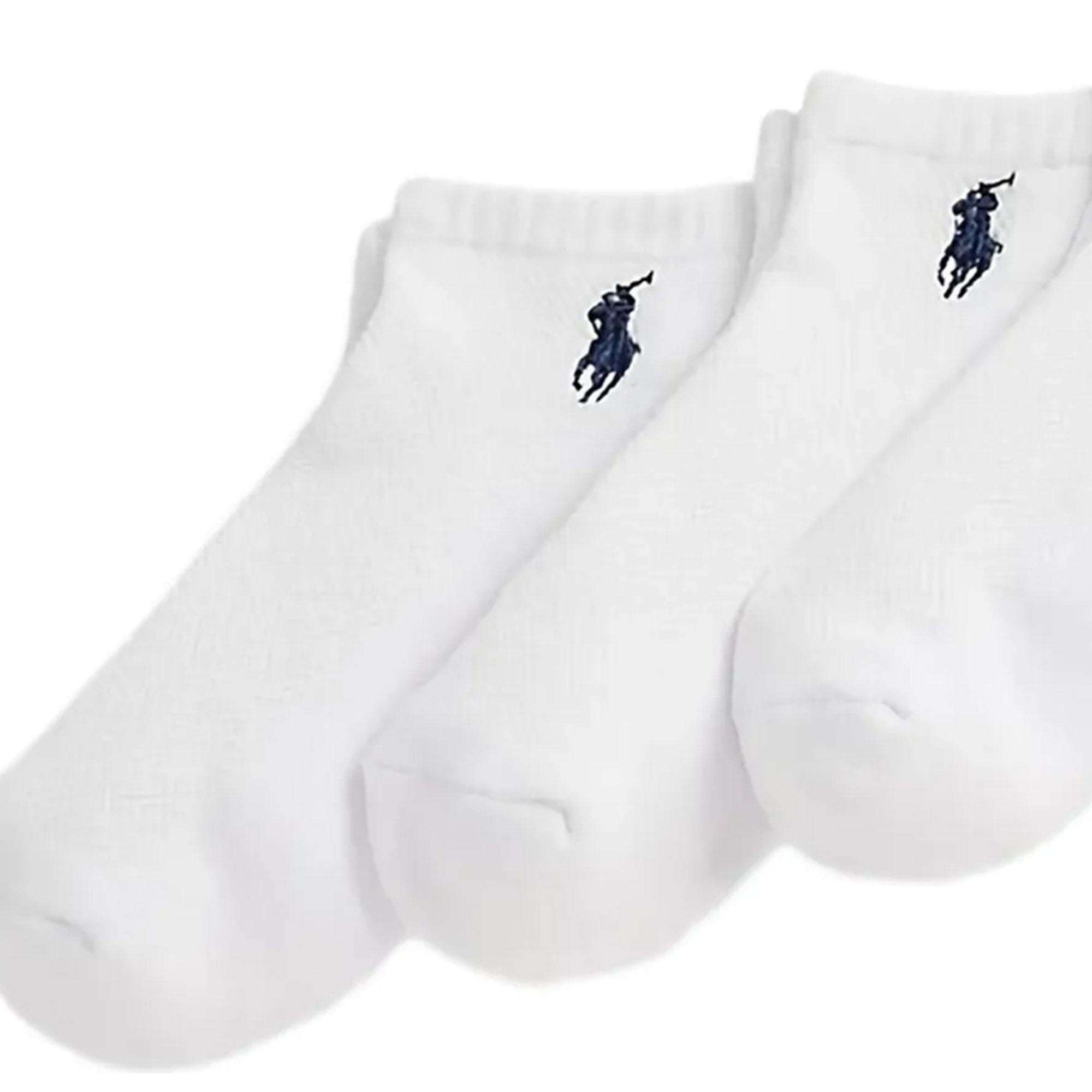 POLO RALPH LAUREN UW Kojinės moterims, Balta, Sport low ct no show 3 pack 2