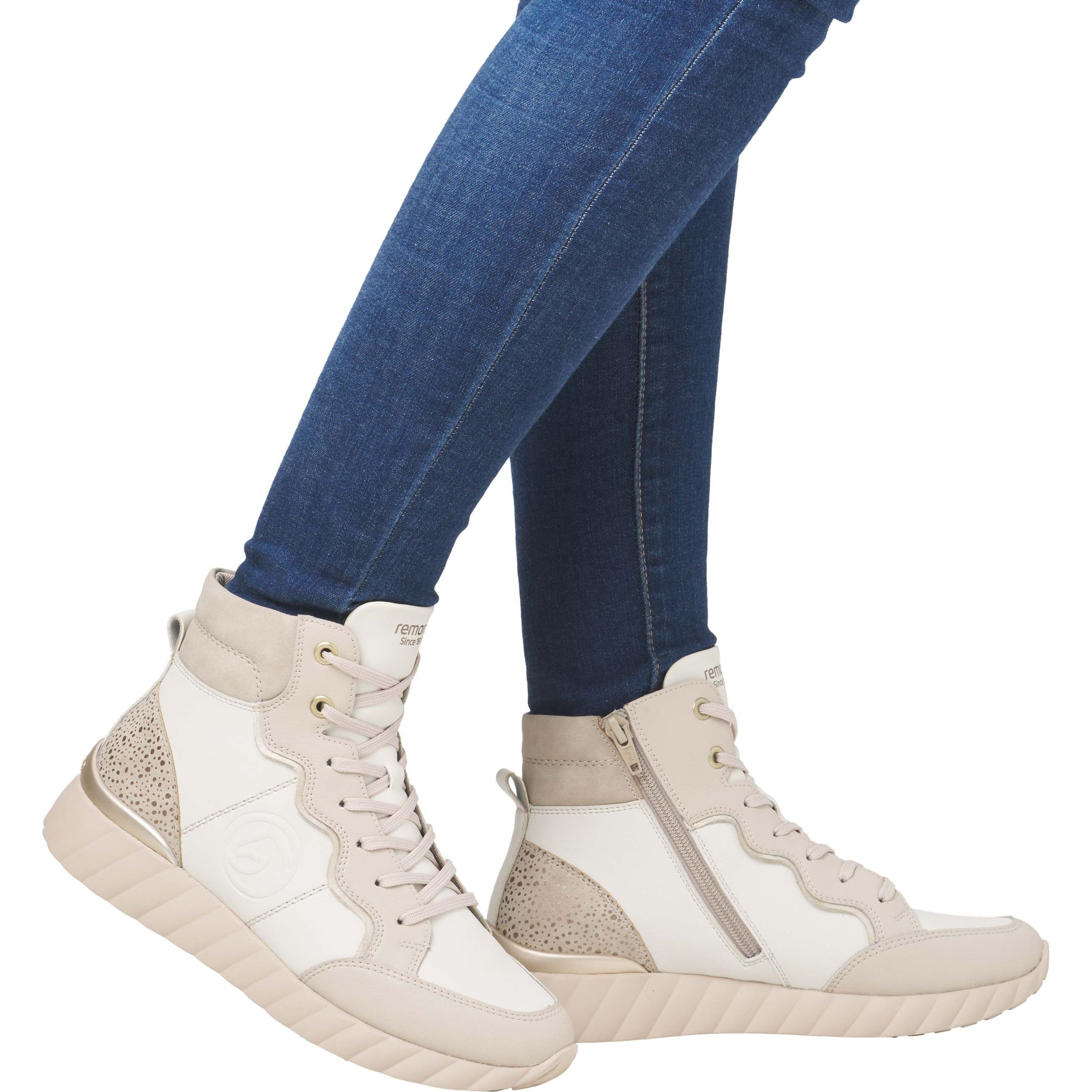 REMONTE Aulinukai moterims, Smėlio, Ladies mid height boots 2