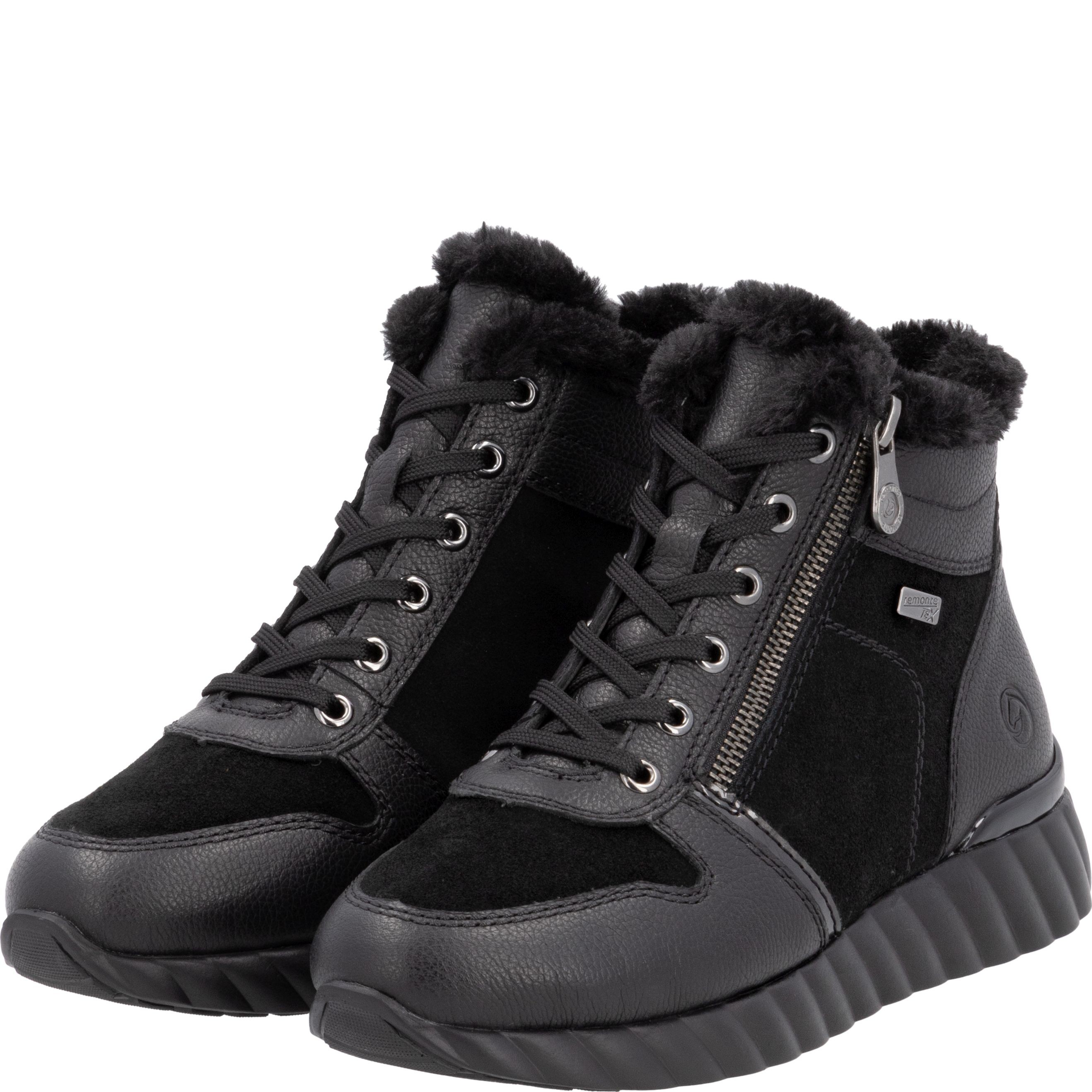 REMONTE Aulinukai moterims, Juoda, Ladies mid height boots 10