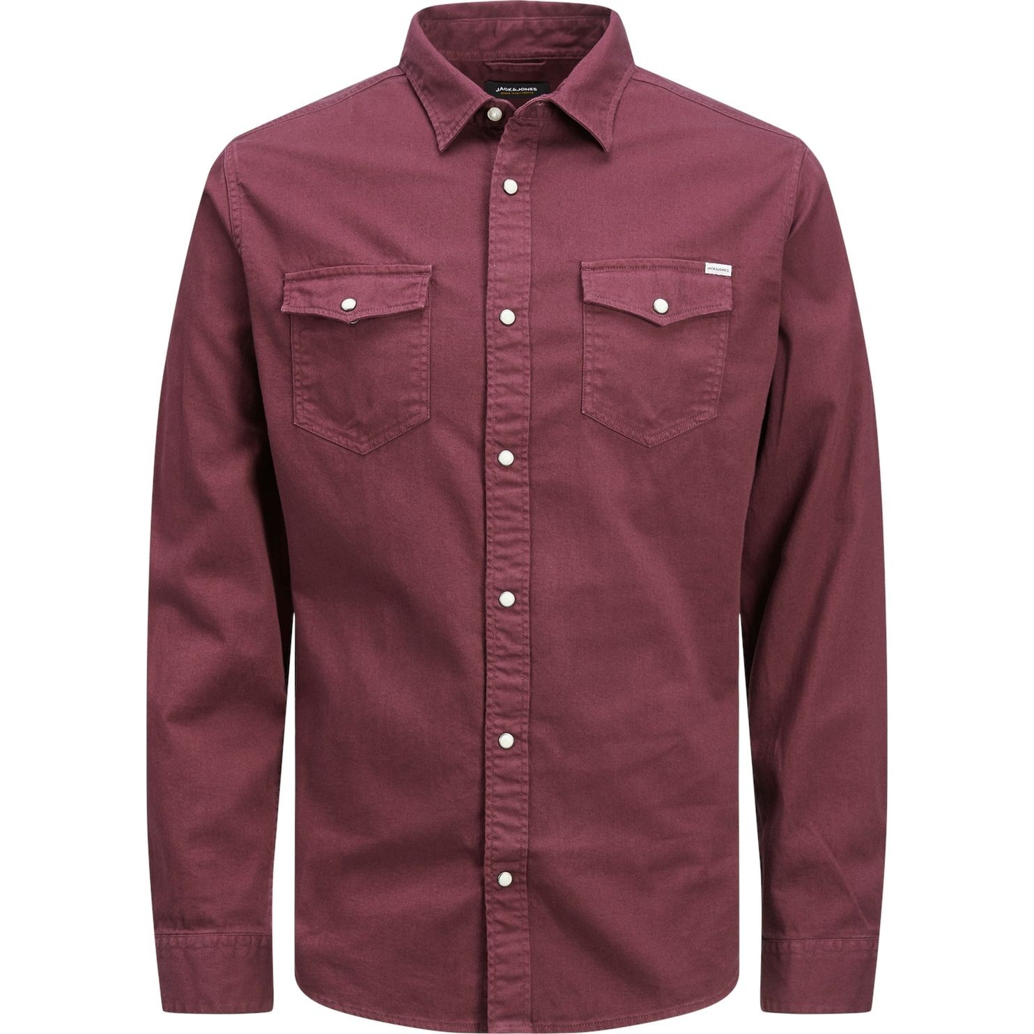 JACK & JONES Marškiniai ilgomis rankovėmis vyrams, Raudona, Marškiniai 1