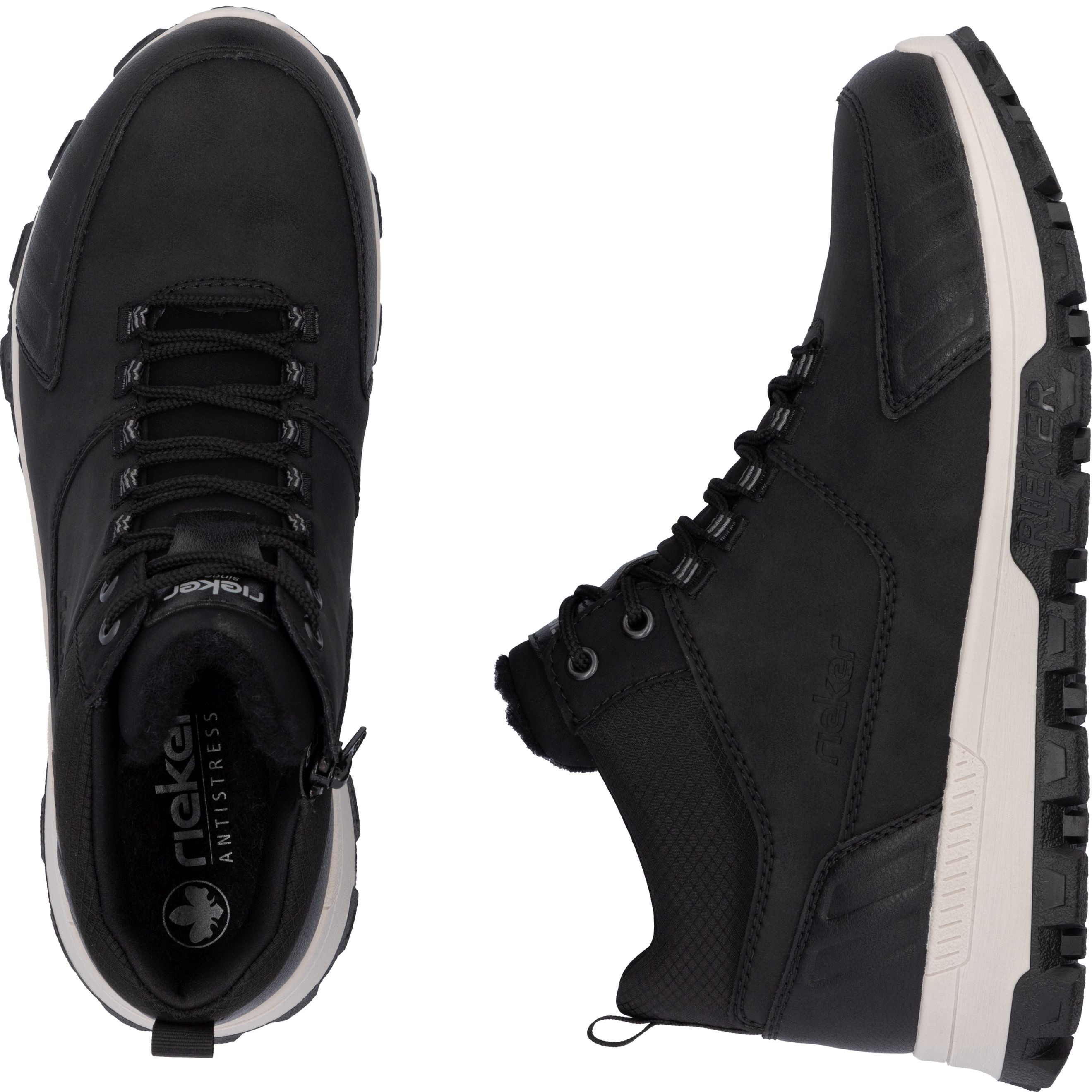 RIEKER Aulinukai vyrams, Juoda, Mens short boots 11