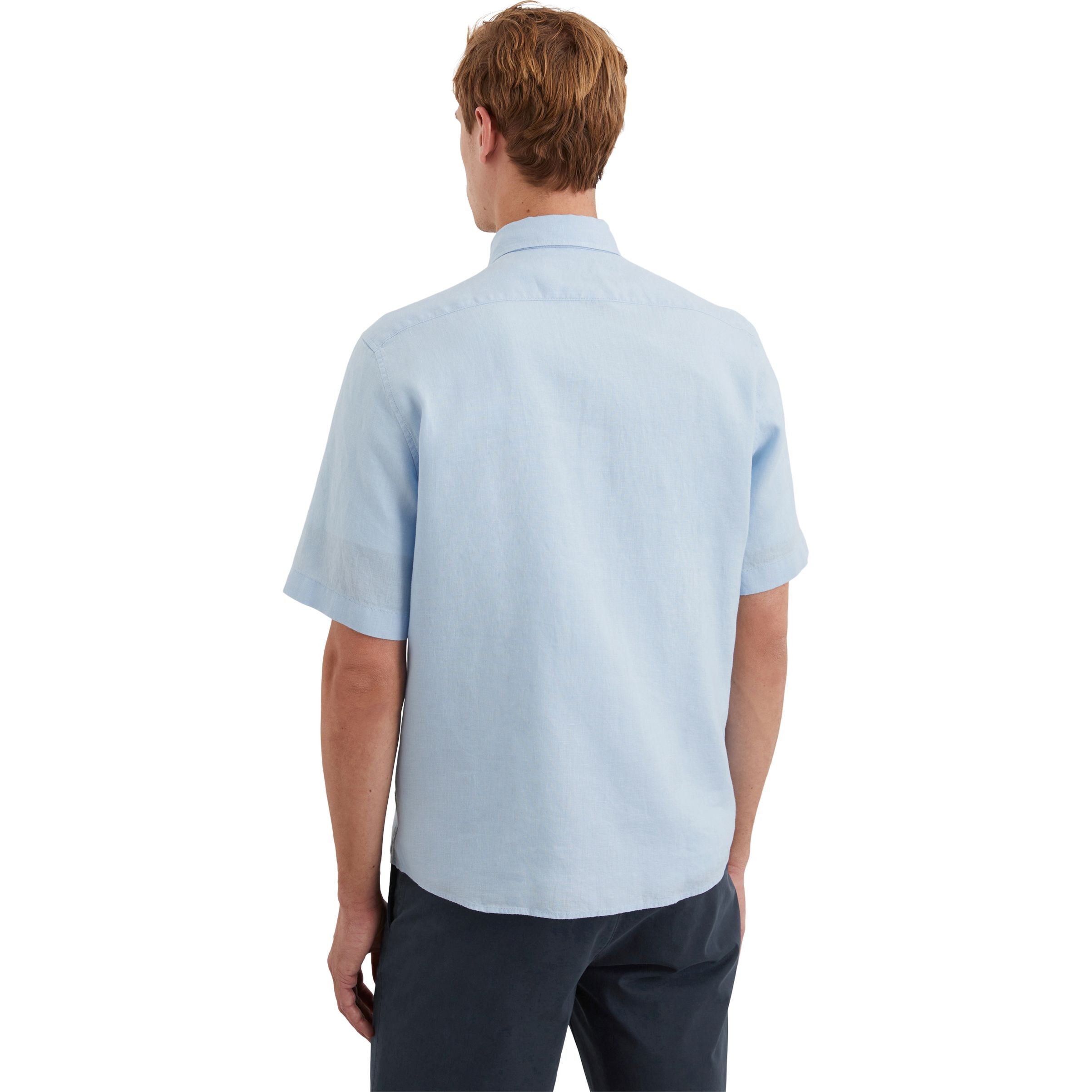 MARC O'POLO Marškiniai trump. rankovėmis vyrams, Mėlyna 3