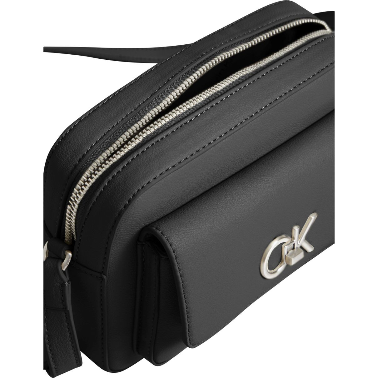CALVIN KLEIN Rankinė per petį moterims, Juoda, Re-lo camera bag 3