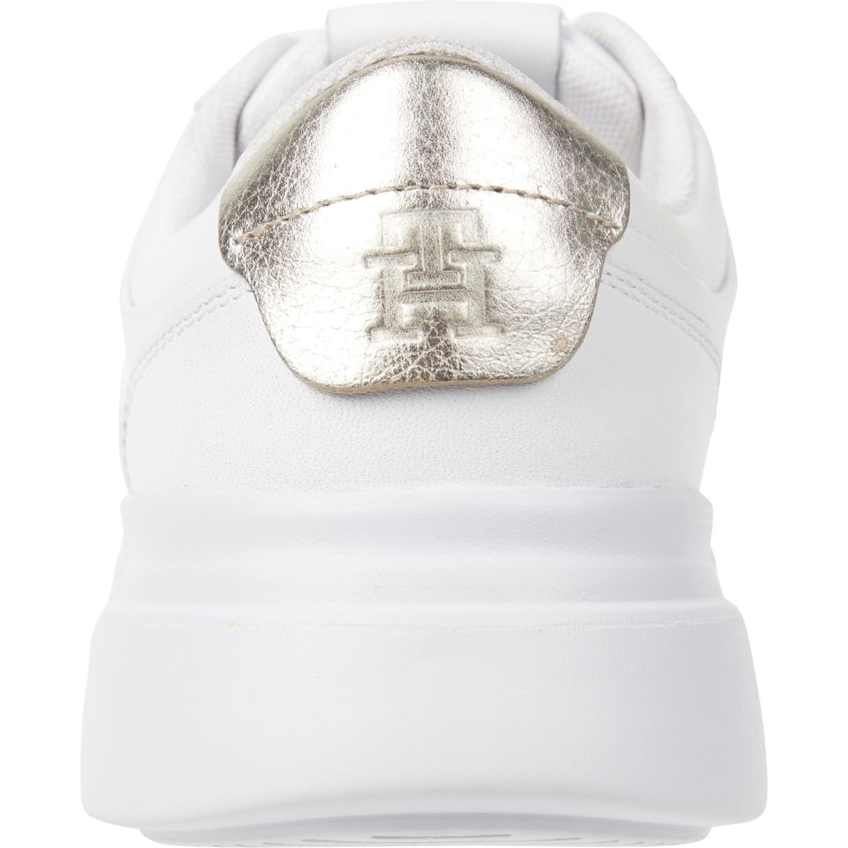 TOMMY HILFIGER Laisvalaikio bateliai moterims, Balta, Pointy court sneaker hardware 4