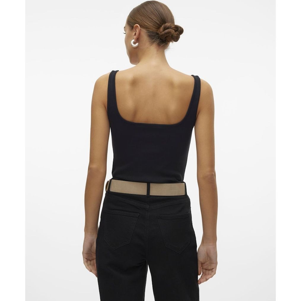 VERO MODA Marškinėliai moterims, Juoda, Vmchloe t-shirts 4